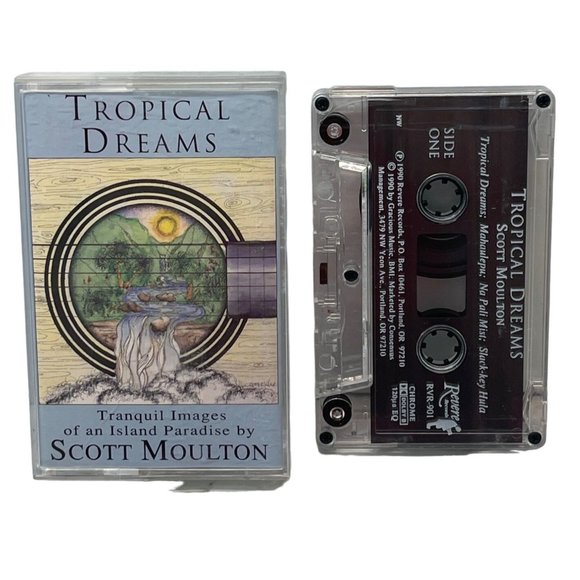 Scott Moulton Tropical Dreams Cassette Tape Tranquil Images of Island Paradise - Picture 1 of 4